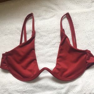 Push Up Wired Plunge Bikini Top